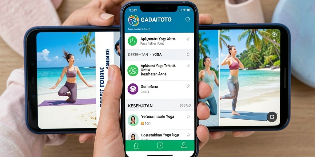 Antarmuka GADAITOTO yang intuitif untuk latihan yoga.