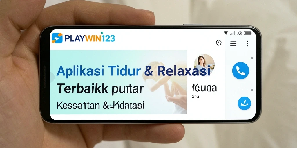 Tampilan antarmuka <strong>PLAYWIN123</strong> yang sederhana dan mudah digunakan untuk relaksasi.
