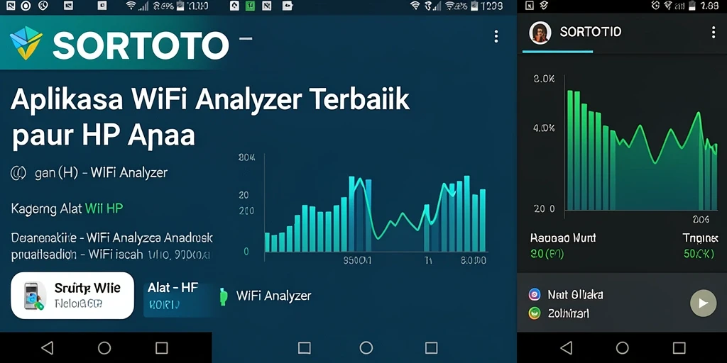 Antarmuka SORTOTO menampilkan analisis jaringan WiFi secara real-time.